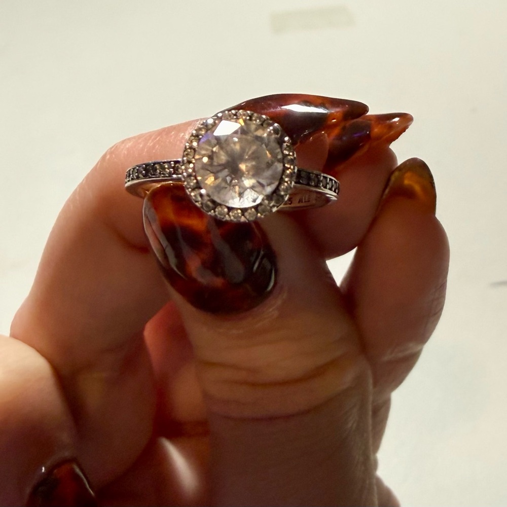 Pandora Classic Round Sparkle Halo 925 Sterling Silver Cubic Zirconia